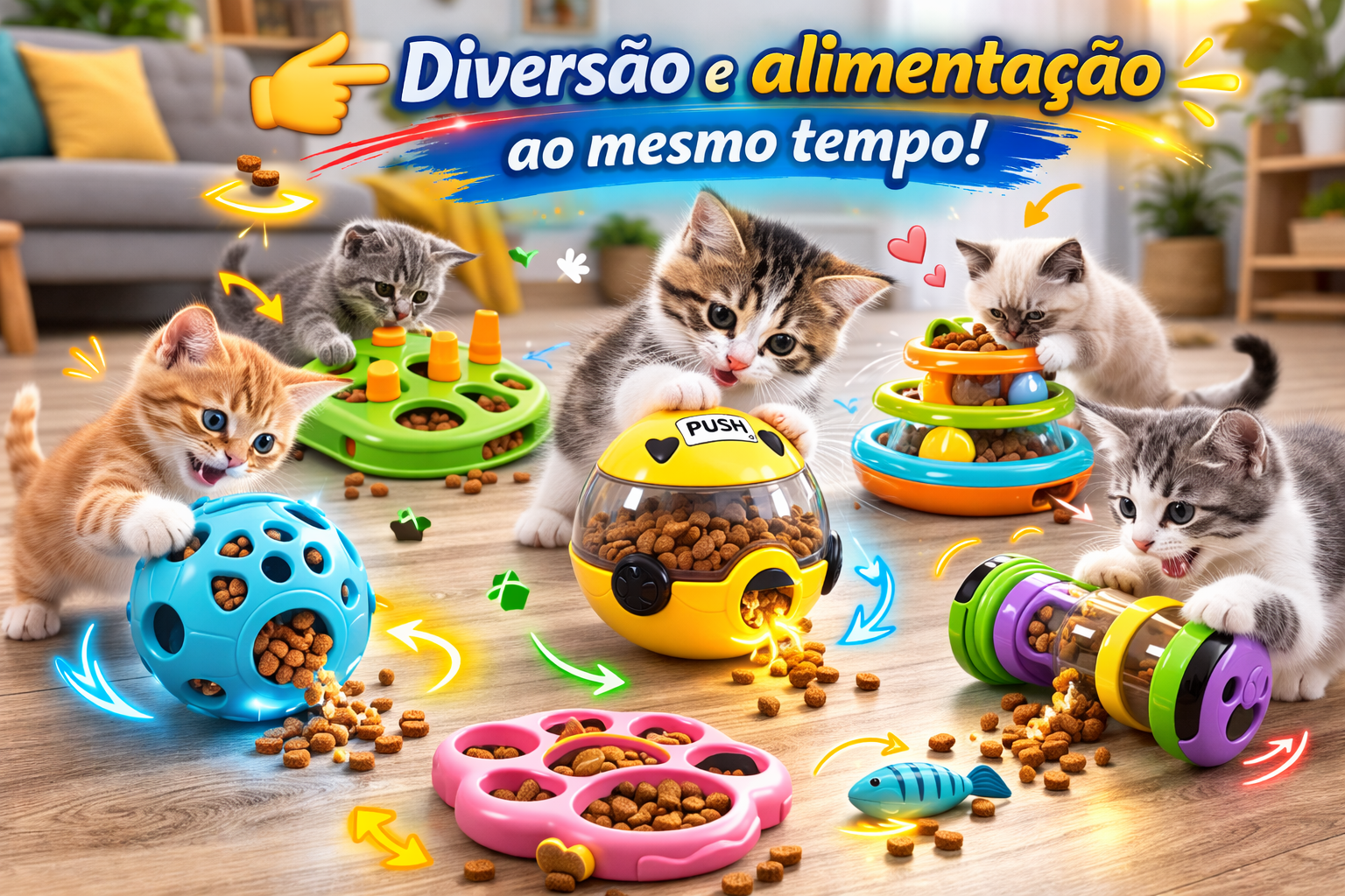 Juguete Interactivo Dispensador de Comid